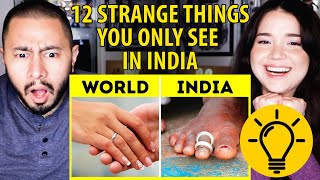 12 STRANGE THINGS YOU ONLY SEE IN INDIA | Bright Side | Reaction by Jaby Koay & Achara Kirk! MQDEFAULT Thumbnail
