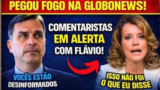 💥 FOI PRA CIMA! FLÁVIO BOLSONARO DOMINA ENTREVISTA NA GLOBONEWS