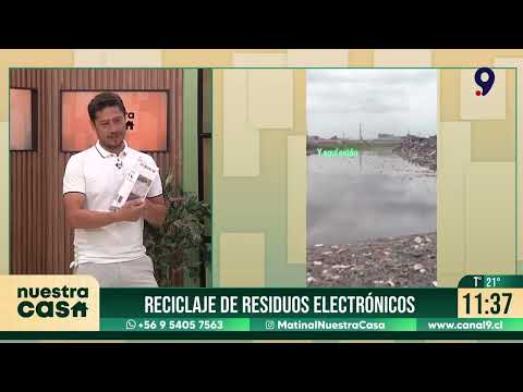 Recepción de E-Waste en San Pedro de la Paz