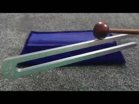 Cosmic Mid Om Tuning Fork Demonstration (136.10 Hz)