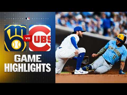 시카고컵스 VS 밀워키 3:9 MLB 스포츠하이라이트