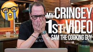 Reacting to My Cringey First Video | SAM THE COOKING GUY 4K