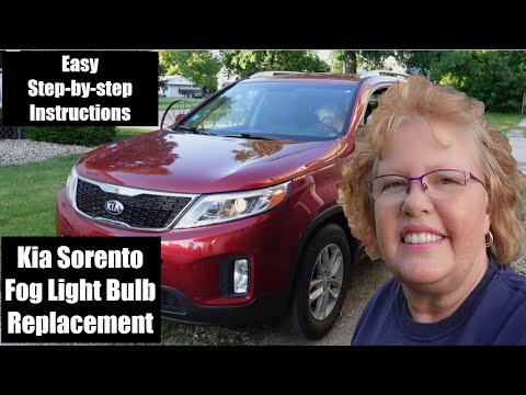 Kia Sorento Fog Light Bulb Installation Replacement Driver Side Front - Fog Lights