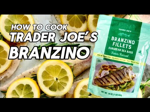 Easiest Tastiest Baked Branzino l How to cook Trader Joe’s Branzino