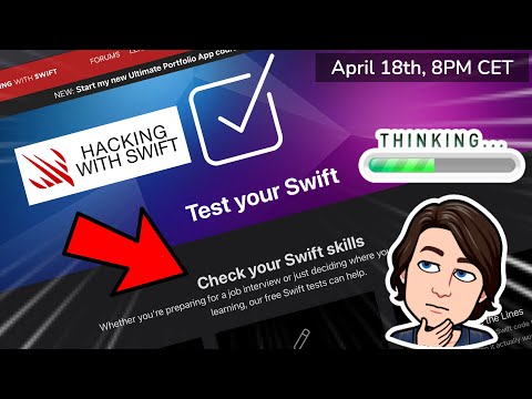 Let's test our knowledge of Swift! (With @Paul Hudson quizzes) thumbnail