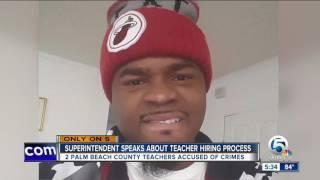 Palm Beach County School Superintendent Robert Avossa speaks about teacher hiring process