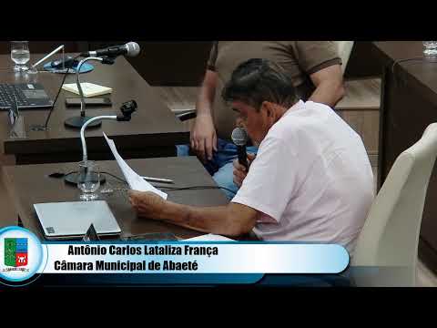 Reunião Ordinária da Câmara Municipal de Abaeté MG - 17/11/2025