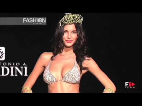 "Paladini" Blue Fashion Beach Swimwear Spring Summer 2013 Milan Full Show by Fashion Channel