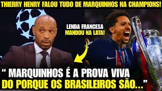 🚨NOSSA! OLHA A FORTE DECLARAÇÃO DE HENRY SOBRE MARQUINHOS NA FINAL DA CHAMPIONS!