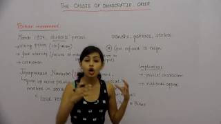 Crisis of Democratic Order _ Part3 _ Bihar Movement _ Sutapa Baksi