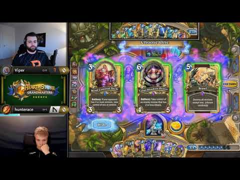 Viper vs hunterace - Hearthstone Grandmasters Europe S2 2019 - Week 6