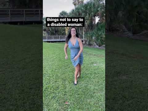 Things not to say to a disabled woman #shorts #cerebralpalsy #disability