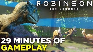 Baby Dinosaurs in VR! GAMEPLAY from Robinson: The Journey on PlayStation VR