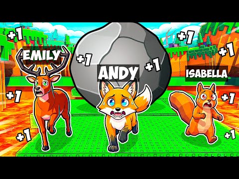 We Survived 100 Days In Roblox +1 Speed Animal Evolve …