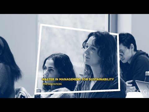 Master in Management for Sustainability  | Presentation