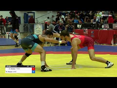Men's Freestyle 70 Semi-Finals - Hunter Stieber (TMWC) vs. Mario Mason (LVWC)