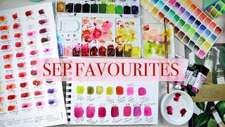 SEP 2024 Favourites | Watercolours & Fine Liners