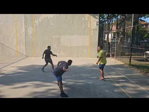 174 Park - Porkchop & Julio vs Cory & Brian - A/B Doubles Handball Game Filmed By Shena - 9.3.2024