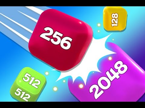 Chain Cube 2048 3D Merge Game - Game Video - Ans32 Game
