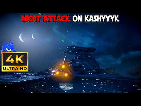 Night Attack on Kashyyyk | Battlefront 2 in 2025 | Galactic Assault [PC 4K]