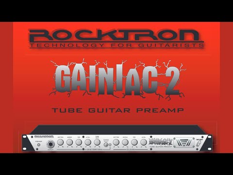 Rocktron Gainiac 2 Tube Preamp with original 230v adapter image 4