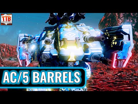 The Aksum 100% loves its AC5 spam! - Stone Rhino - Mechwarrior Online