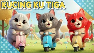 Download lagu 🐱 My Cat Telu | My Three Fat Cats | Cute & Adorable Children's Songs 🎶 mp3