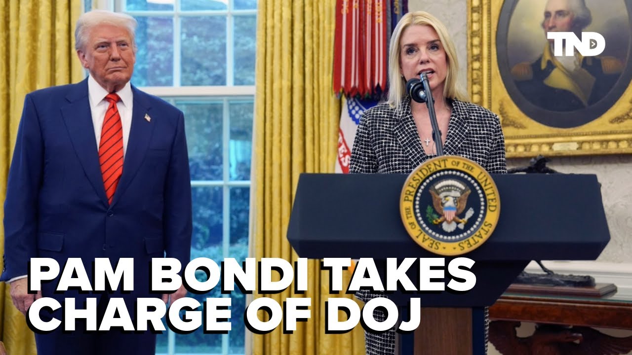 Pam Bondi takes charge of Justice Department, issues sweeping directives