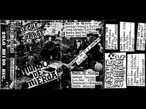 MUNDO DE MIERDA from split tape '95 w/deche-charge (solo ruido rec.)