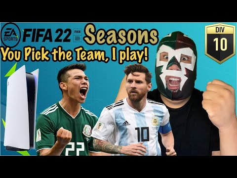NEXT GEN ROAD TO DIVISION 1!!! FIFA 22 SEASONS / ROAD TO DIVISION ONE! YOU PICK THE TEAM, I PLAY PS5