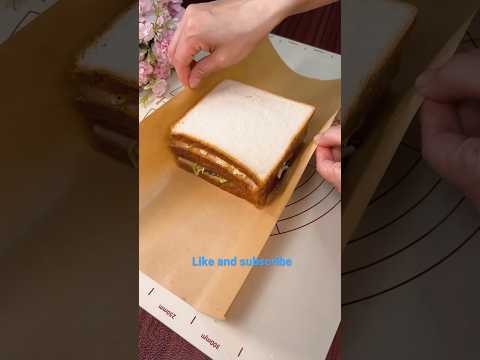 How to wrap a sandwich! #viralvideo  #satisfying  #amazingshorts