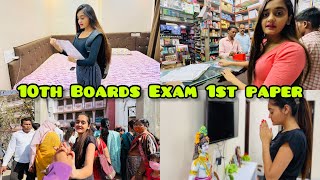 SSC 10th Boards Exam 1st Paper In School | Stationery Shopping and Exam Ki taiyari | Bindass Kavya