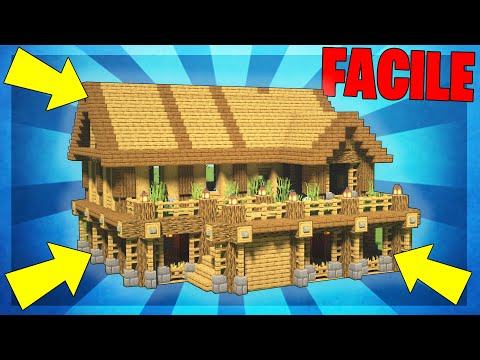 How To Build an EPIC Survival WOODEN HOUSE in Minecraft! - Minecraft Tutorial [EASY]