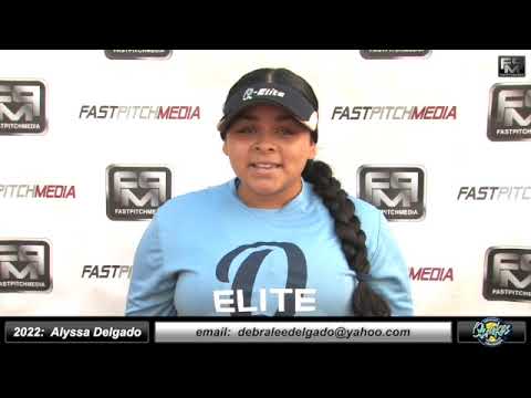 2022 Alyssa Delgado Third Base and Catcher Softball Skills Video - Quakes Fastpitch