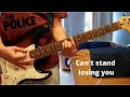 Can't stand losing you - The Police (Guitar cover)