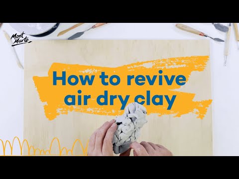 How to: revive air dry clay