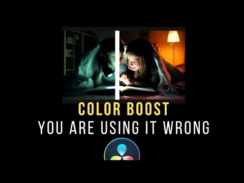 Color boost... You are using it wrong (DaVinci Resolve).