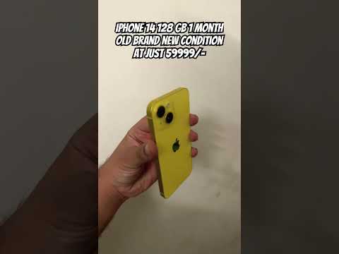 Iphone 14 128 gb 1 month old brand new condition at just 59999/-