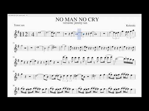 Jimmy sax NO MAN NO CRY (Tenor sax backing track - Tony Battaglia