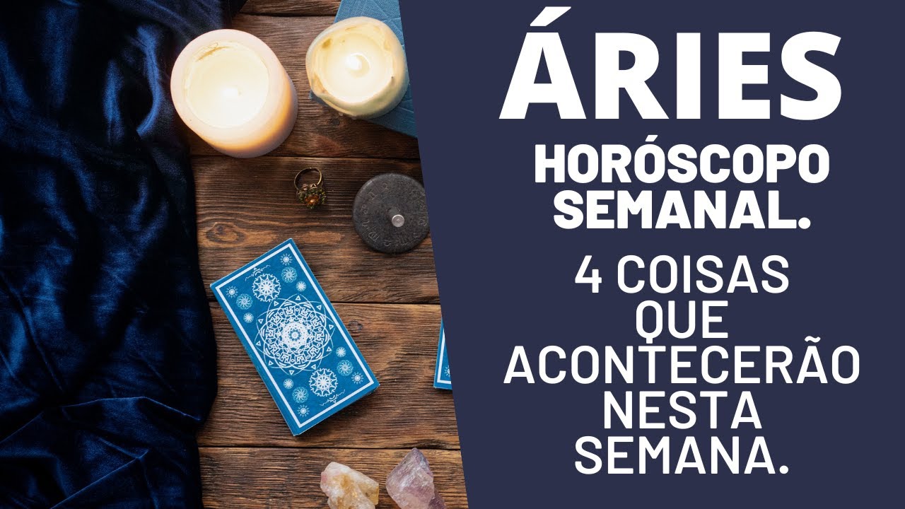 ÁRIES| 4 COISAS QUE ACONTECERÃO NA SEMANA! ( PREVISÕES/TAROT/SIGNOS).