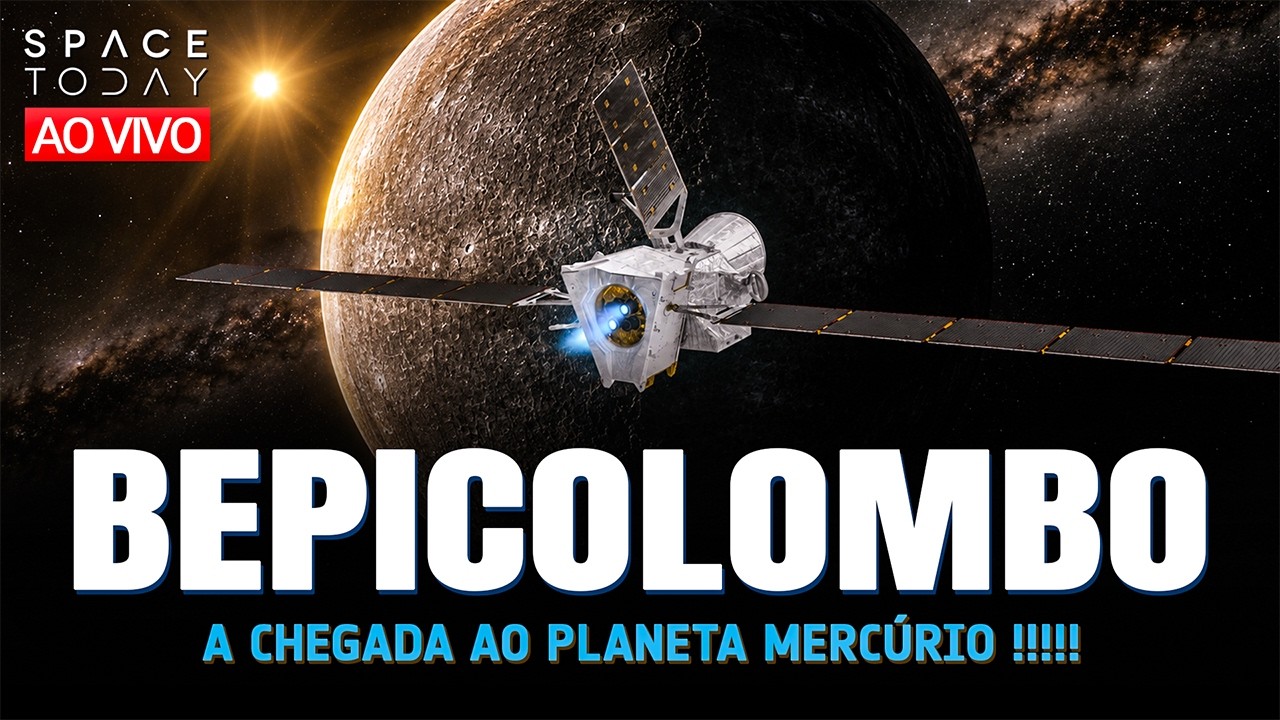 AO VIVO: BEPICOLOMBO COMEÇA A FASE FINAL DA VIAGEM A MERCÚRIO !!!!!