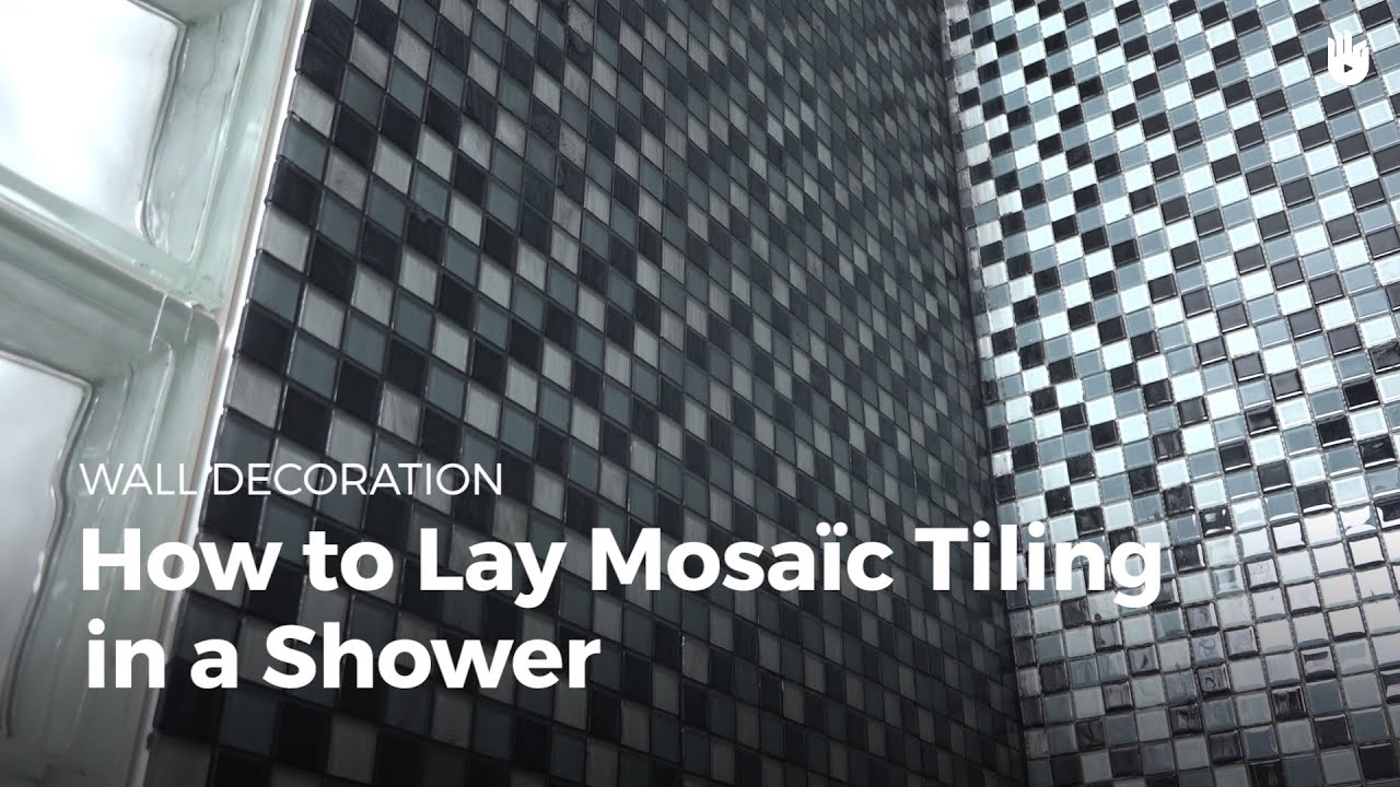 How to Lay Mosaic Tiles in a Shower Household DIY Projects Sikana