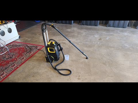 New McCulloch MC1385 deluxe canister steam cleaner -- first use, just put it together