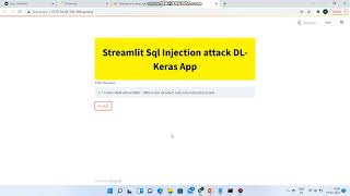 #short- Deployment of Sql Injection Attack Deep learning Model