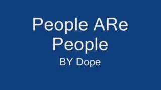 people are people