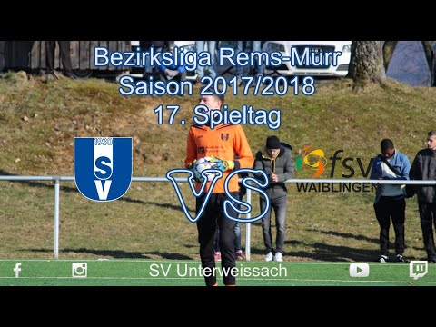 17. Spieltag 2017/2018: SVU - FSV Waiblingen