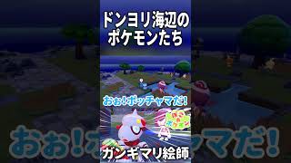 ドンヨリ海辺のポケモンたち【ぽこ あ ポケモン】
