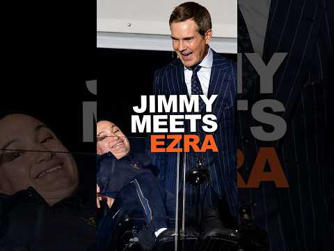 Meeting Ezra, a teenage cancer survivor... #jimmycarr #crowdwork #hecklers #standupcomedy