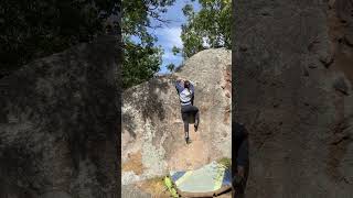 Video thumbnail of Problem 65 (Chapeau), 4+. Targasonne