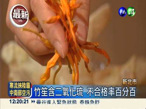 抽驗年節食品 竹笙全部不合格!